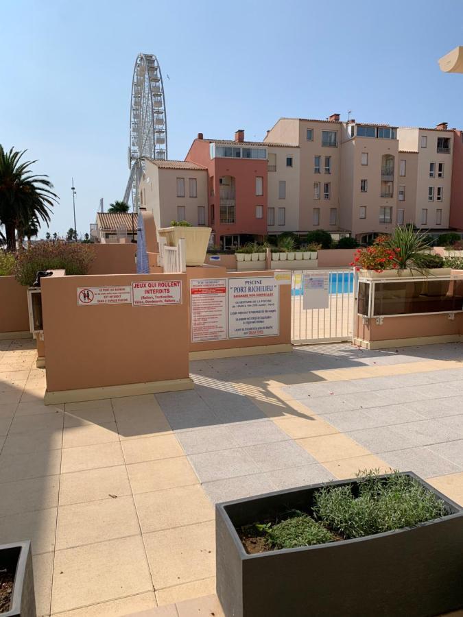 Grand T3 Piscine, Garage Centre Port Apartment Agde Exterior photo